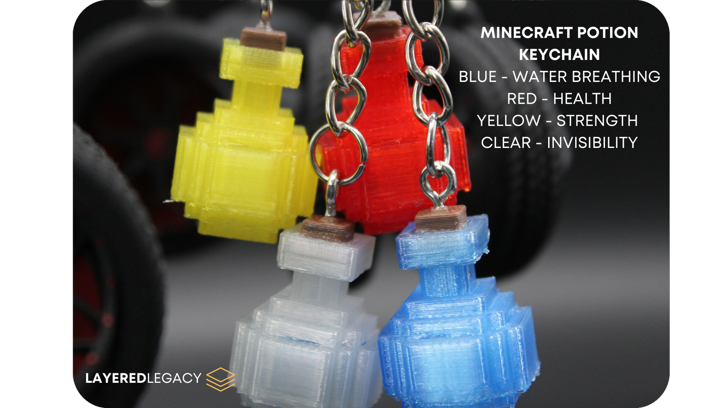Minecraft Spawn Egg Keychain