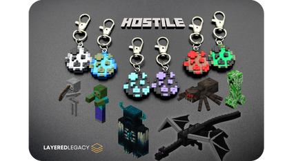 Minecraft Spawn Egg Keychain