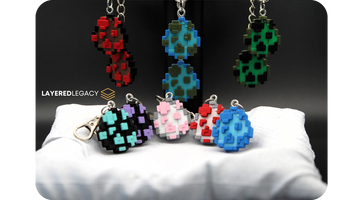Minecraft Spawn Egg Keychain